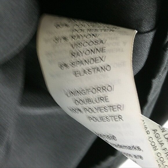 Kensie = Black Short Sleeve A-Line Dress - Size XS - Picture 4 of 8